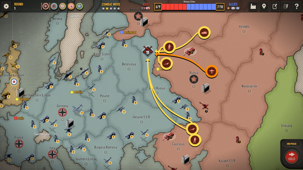 Axis & Allies 1942 Online screenshot