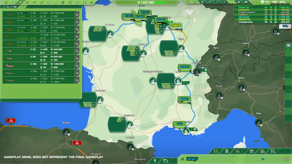 Transport INC screenshot