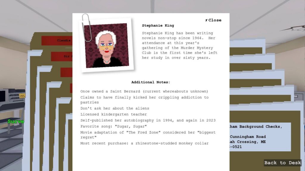 Whodunnit: the Midnight Murder Mystery Files screenshot
