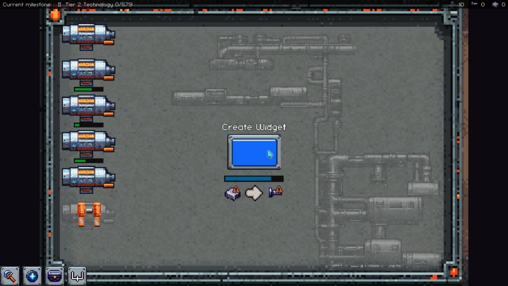 Widget Inc. screenshot