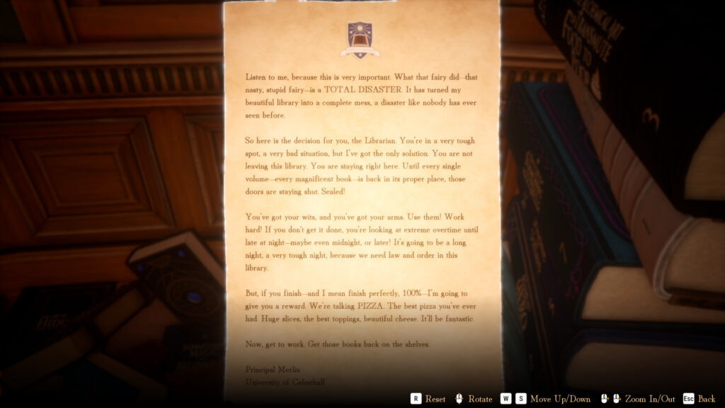 Librarian: Tidy Up the Arcane Library! screenshot